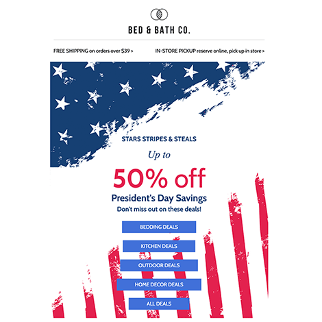 Presidents Day Sale Deal Blast